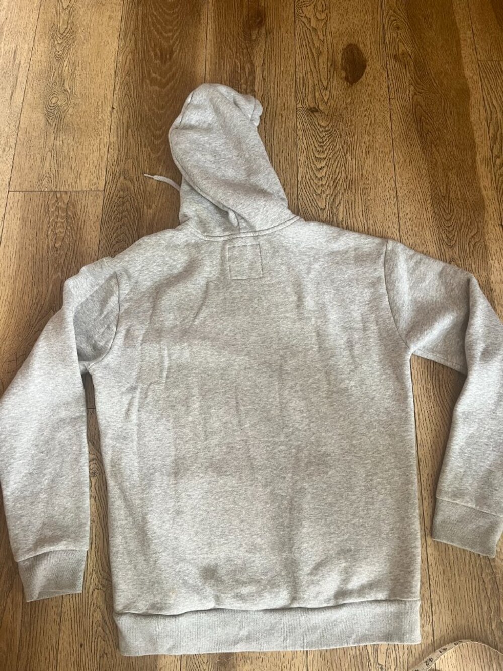 Hollister Men’s (unisex) Pullover Fleece Hoodie Logo Sz M Heather Grey - Picture 6 of 8
